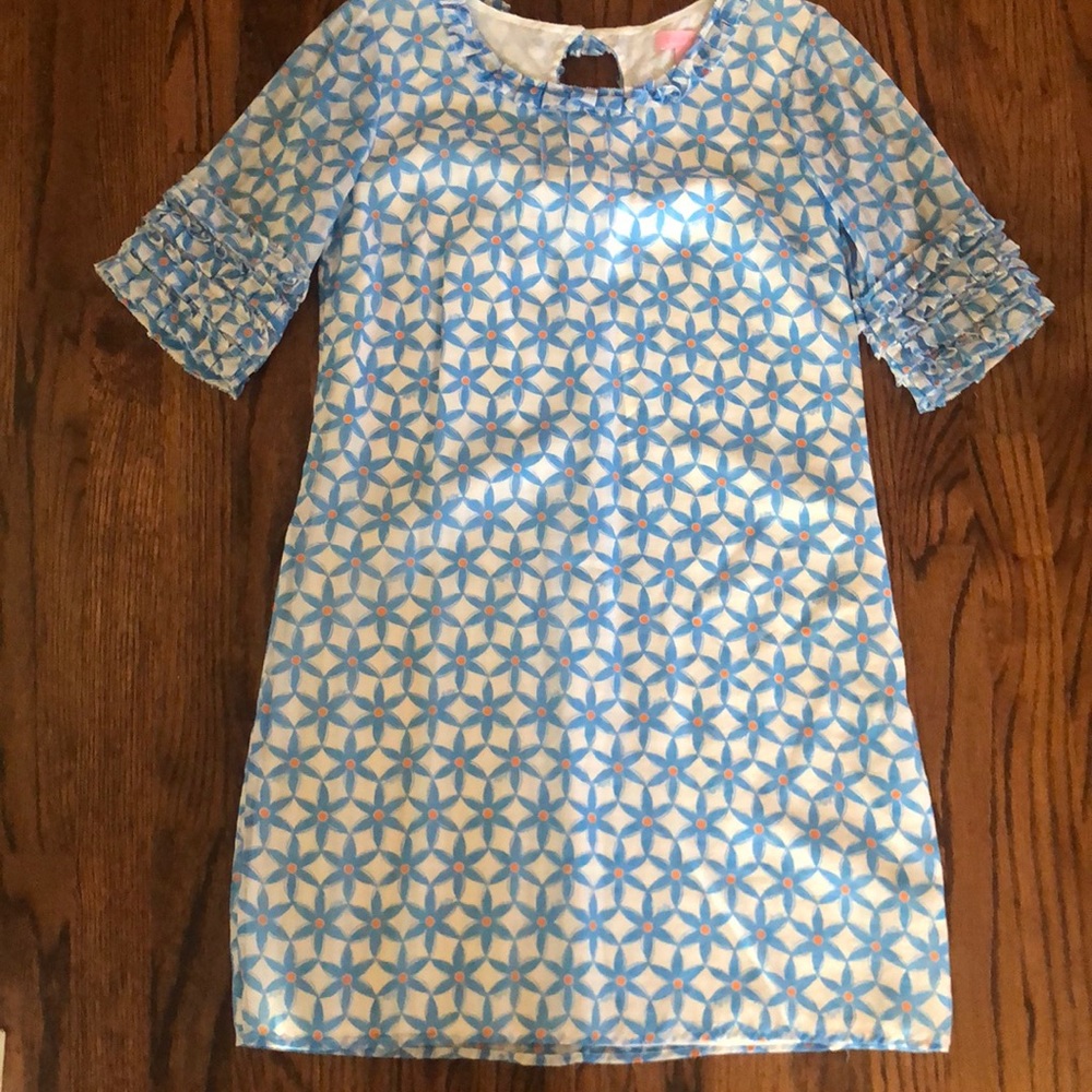 Lilly Pulitzer silk/cotton shift dress, size 4